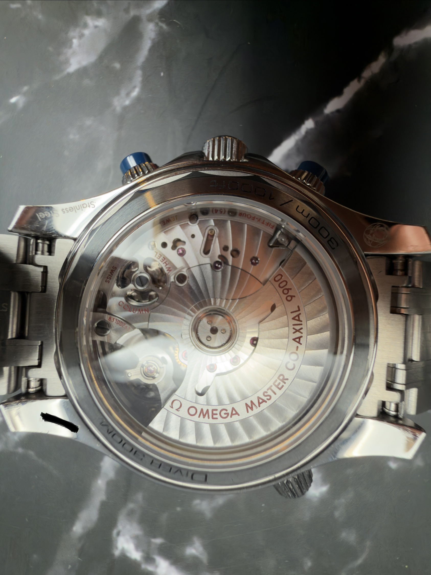 Omega Seamaster Diver 300M caseback
